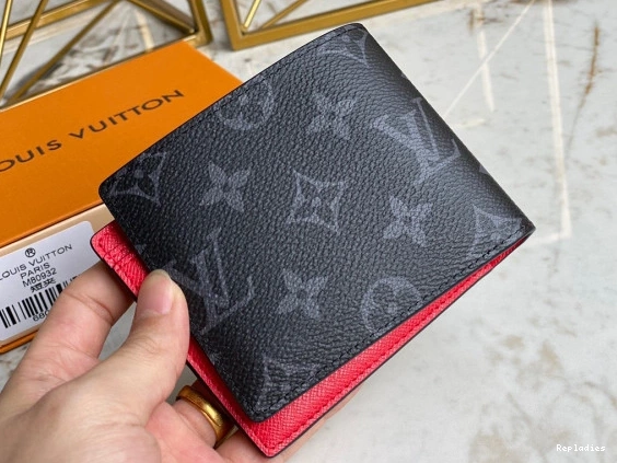 Rep ladies WALLET VUITTON LOUIS MULTIPLE 0805